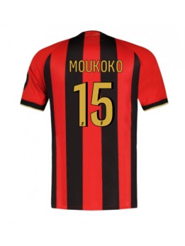 Muži Futbalové oblečenie OGC Nice Youssoufa Moukoko #15 2024-25 Krátky Rukáv - Domáci